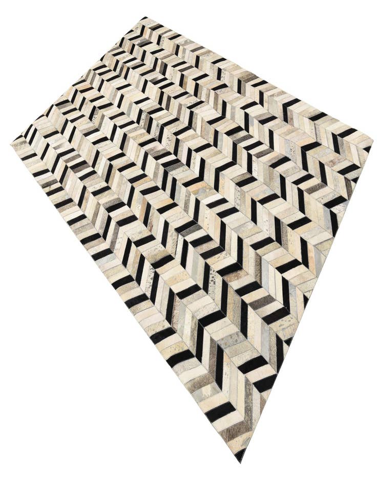 Detail image of  5' 3 x 8' 1 Cowhide Rug