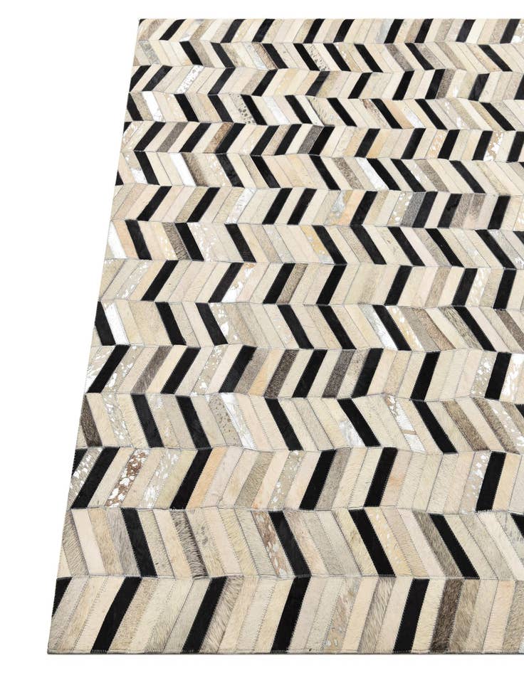 Detail image of  5' 3 x 8' 1 Cowhide Rug