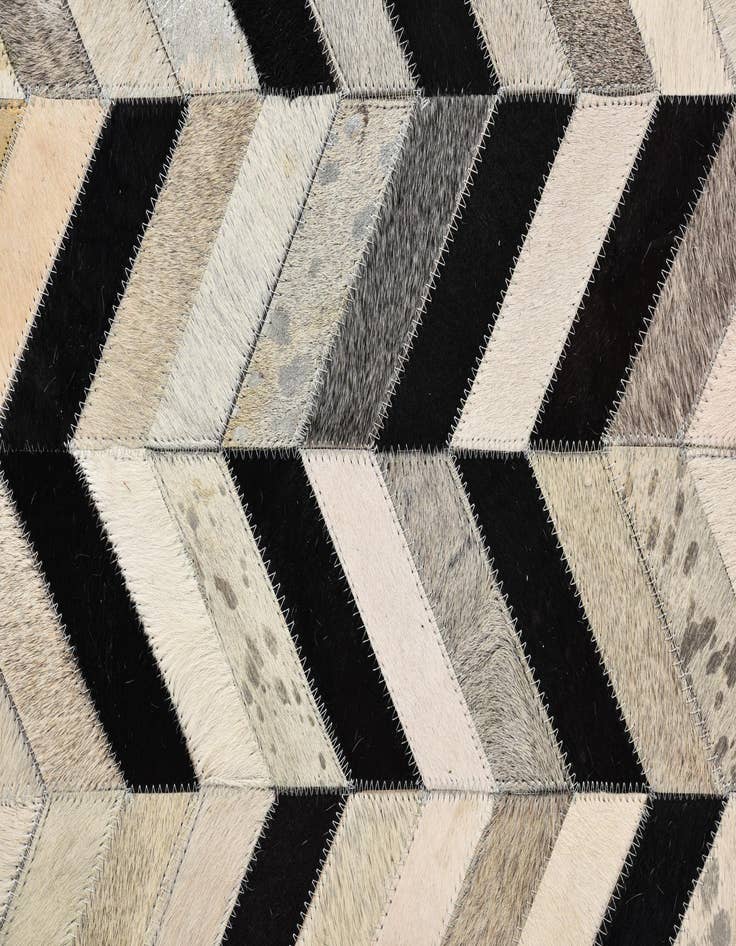 Detail image of  5' 3 x 8' 1 Cowhide Rug