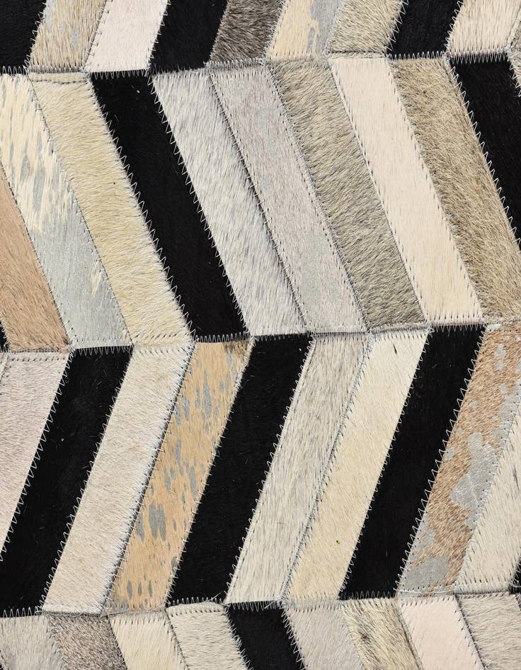 Detail image of  5' 3 x 8' 1 Cowhide Rug