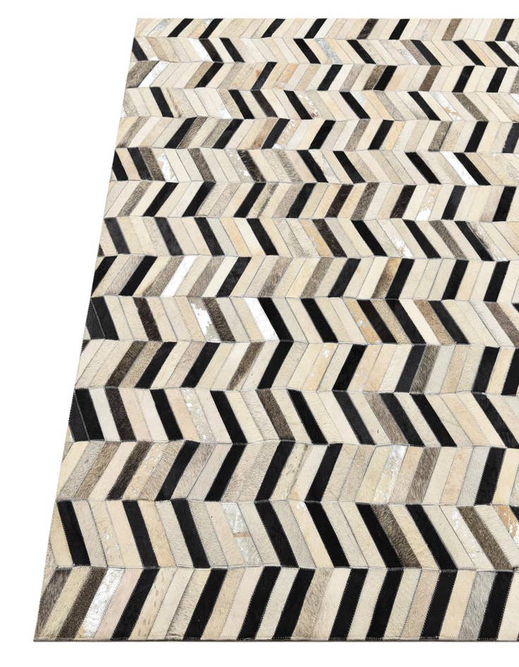 Detail image of  5' 3 x 8' 1 Cowhide Rug