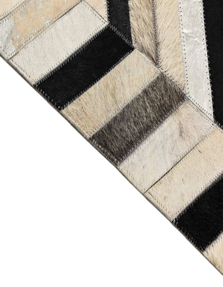 Detail image of  5' 3 x 8' 1 Cowhide Rug