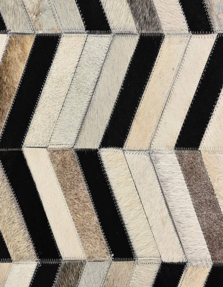 Detail image of  5' 3 x 8' 1 Cowhide Rug