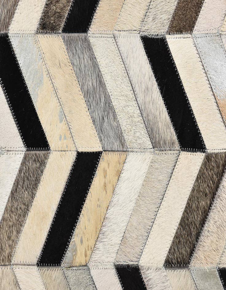 Detail image of  5' 3 x 8' 1 Cowhide Rug