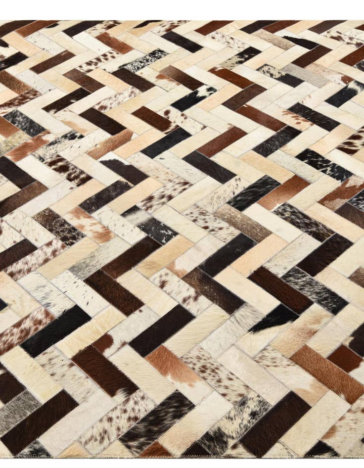 Detail image of  5' 4 x 7' 6 Cowhide Rug