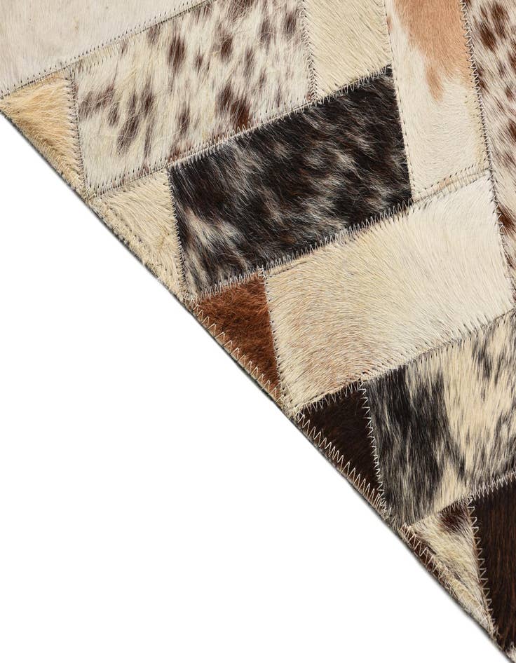 Detail image of  5' 4 x 7' 6 Cowhide Rug