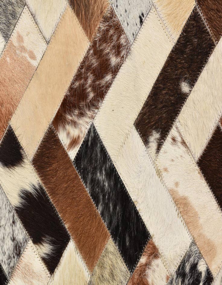 Detail image of  5' 4 x 7' 6 Cowhide Rug