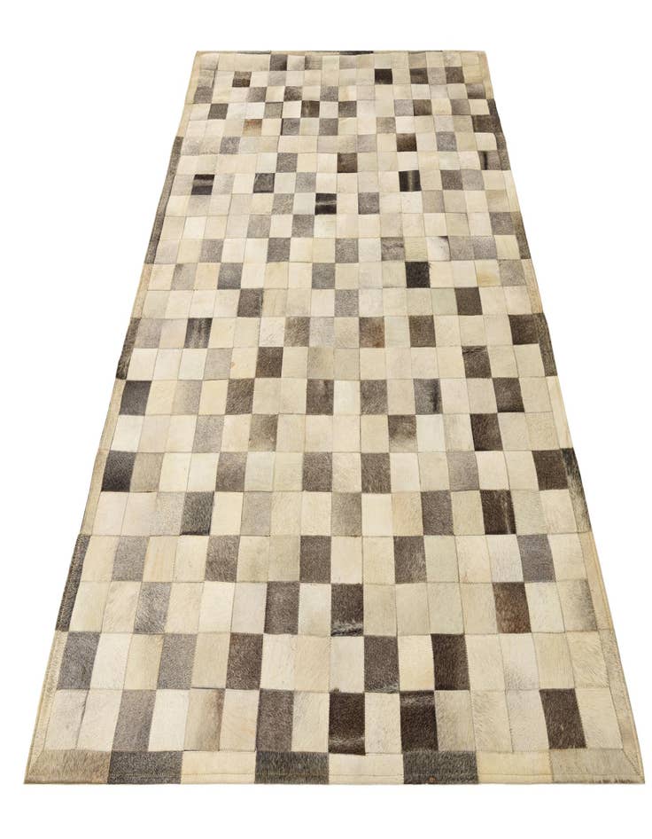 Detail image of  5' 8 x 7' 10 Cowhide Rug