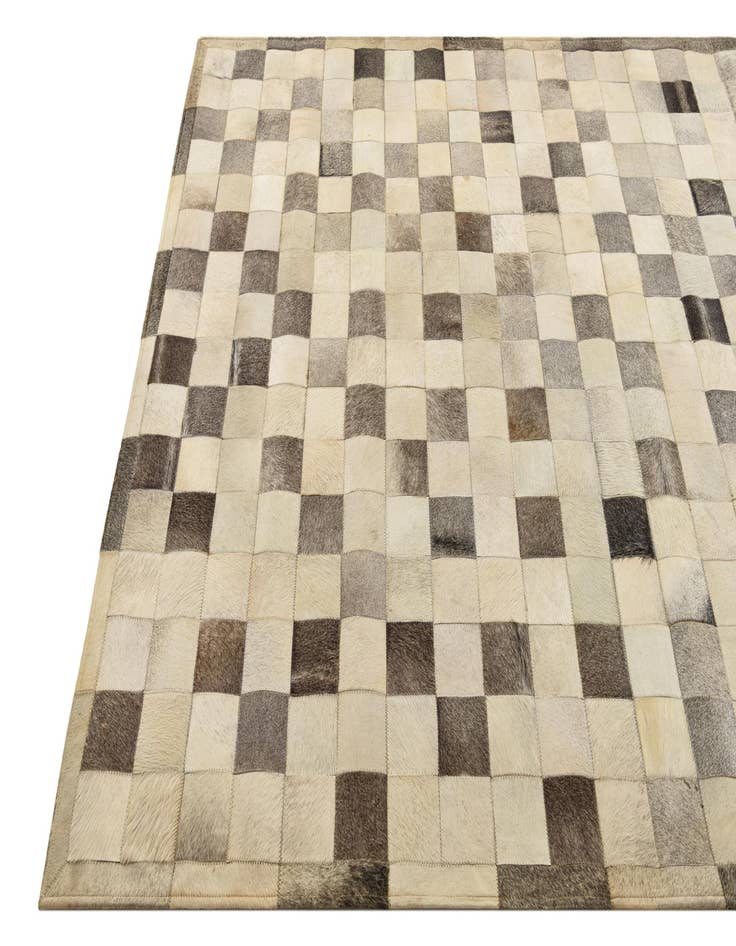Detail image of  5' 8 x 7' 10 Cowhide Rug
