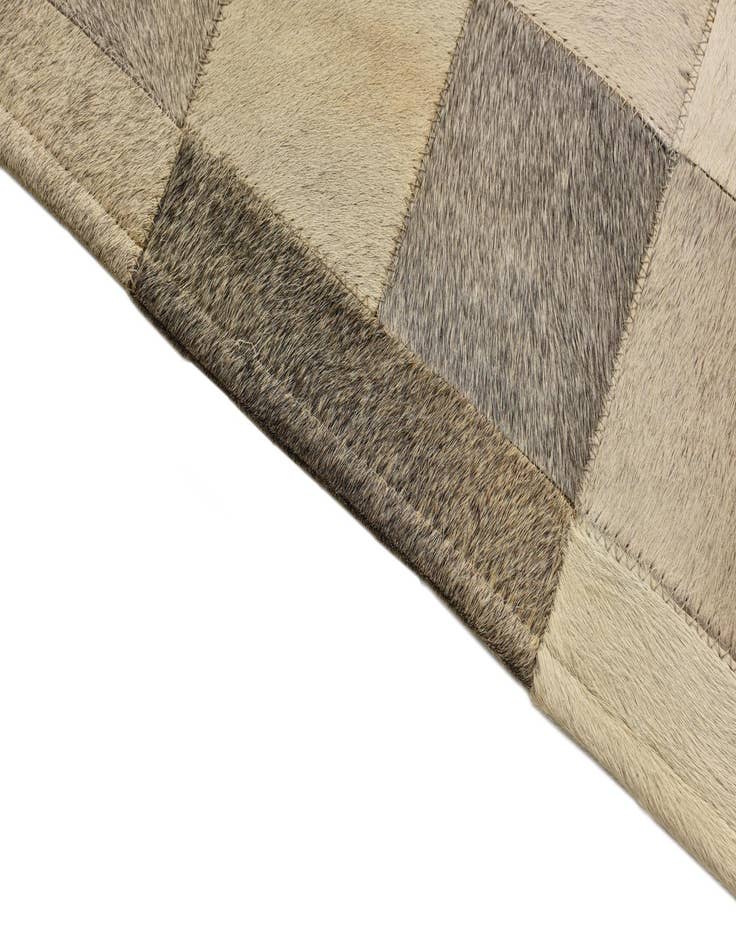 Detail image of  5' 8 x 7' 10 Cowhide Rug
