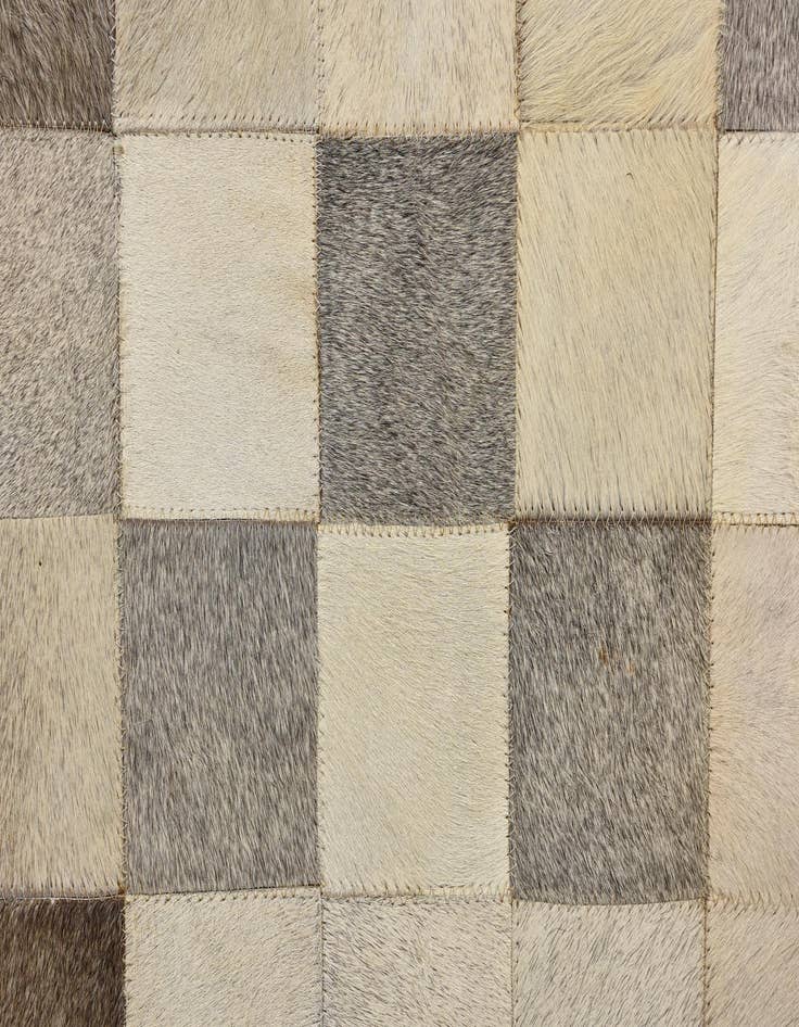 Detail image of  5' 8 x 7' 10 Cowhide Rug