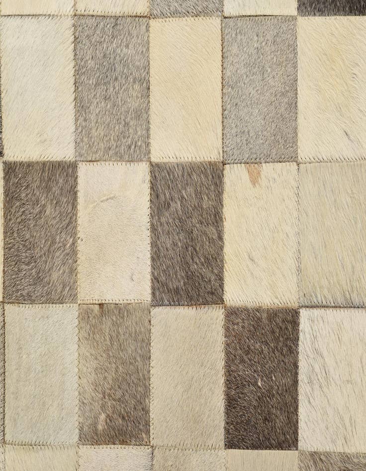 Detail image of  5' 8 x 7' 10 Cowhide Rug