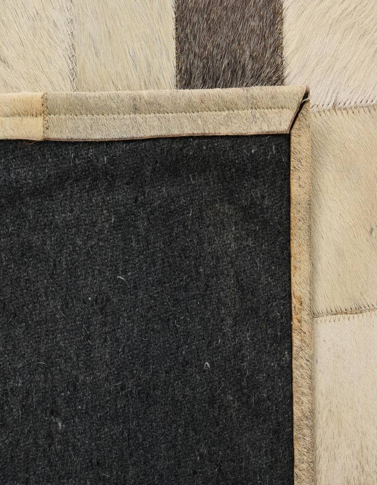 Detail image of  5' 8 x 7' 10 Cowhide Rug