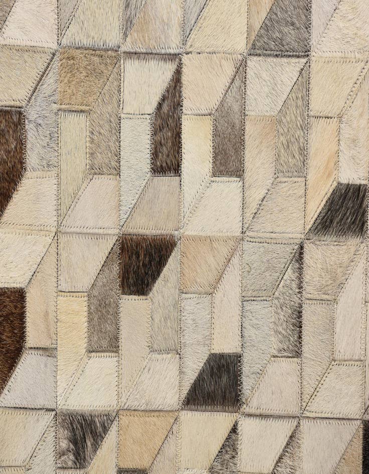 Detail image of  5' 4 x 7' 6 Cowhide Rug