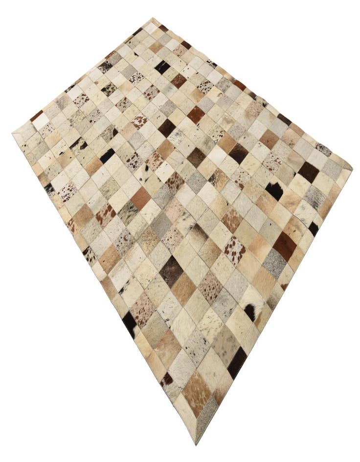 Detail image of  4' 8 x 6' 7 Cowhide Rug