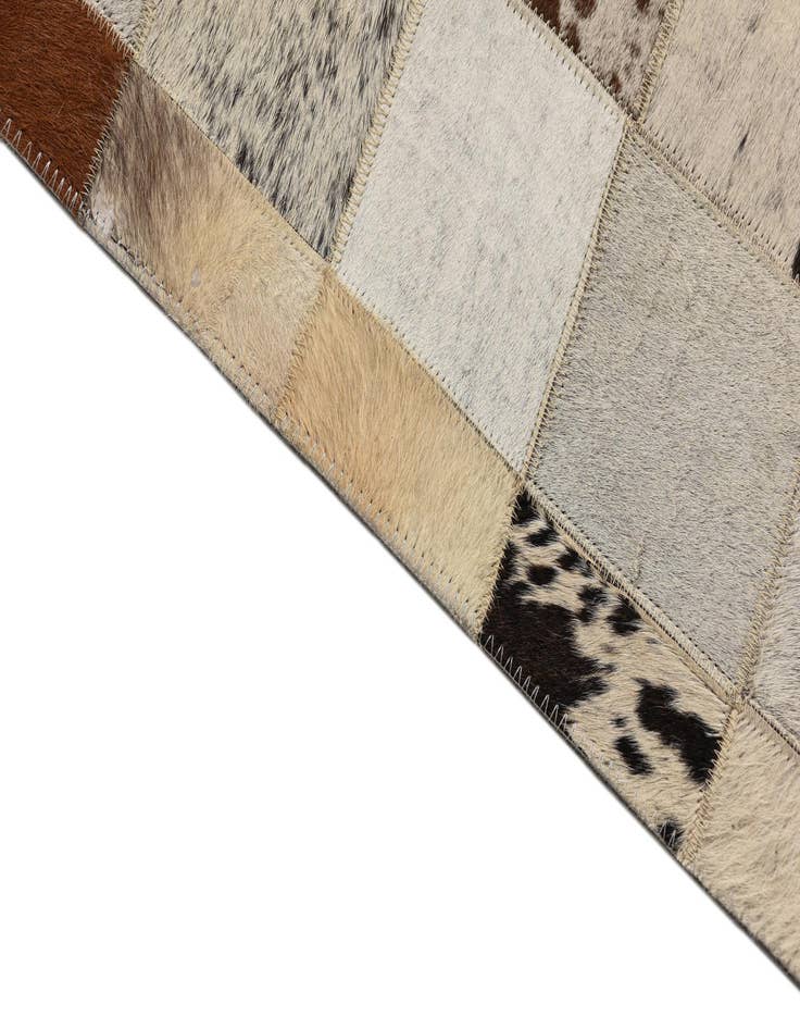 Detail image of  4' 8 x 6' 7 Cowhide Rug