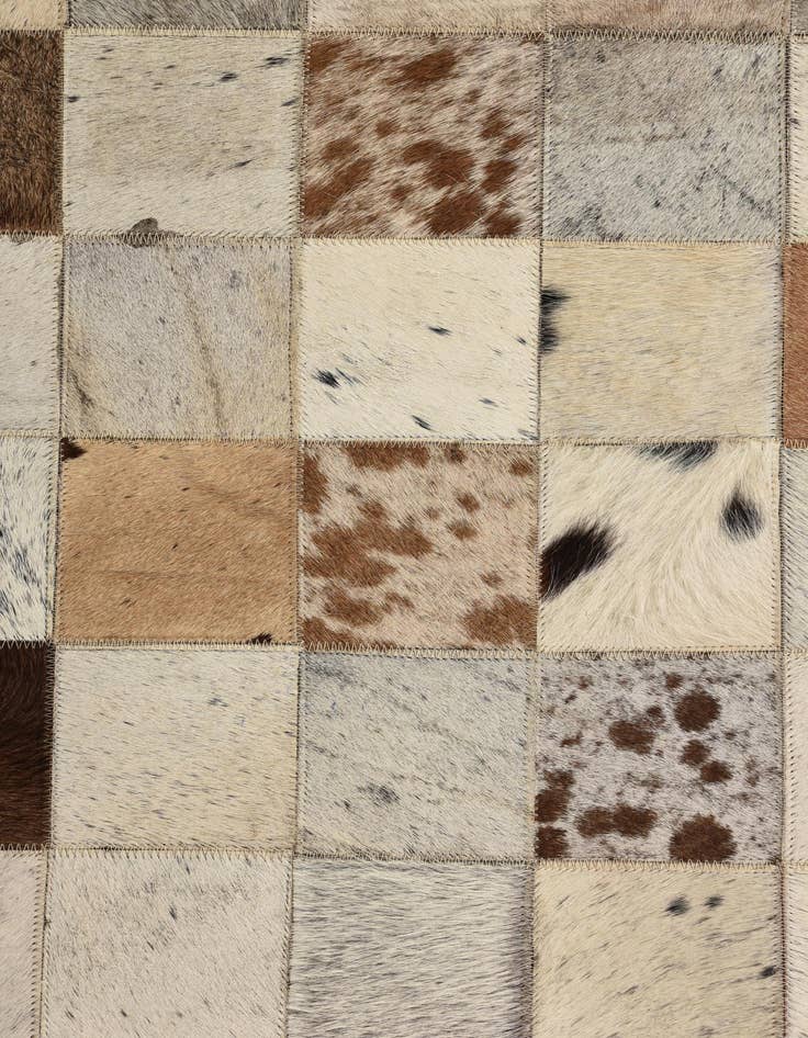 Detail image of  4' 8 x 6' 7 Cowhide Rug