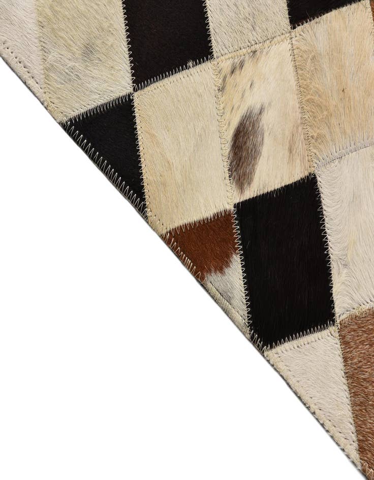 Detail image of  5' 5 x 7' 6 Cowhide Rug