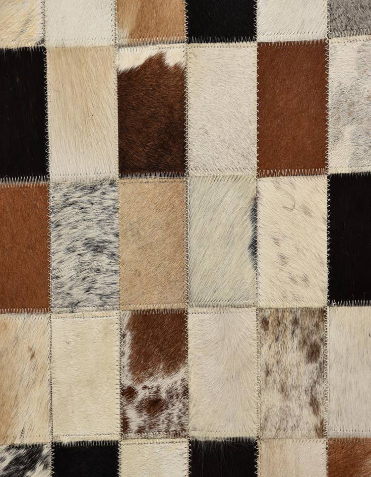 Detail image of  5' 5 x 7' 6 Cowhide Rug