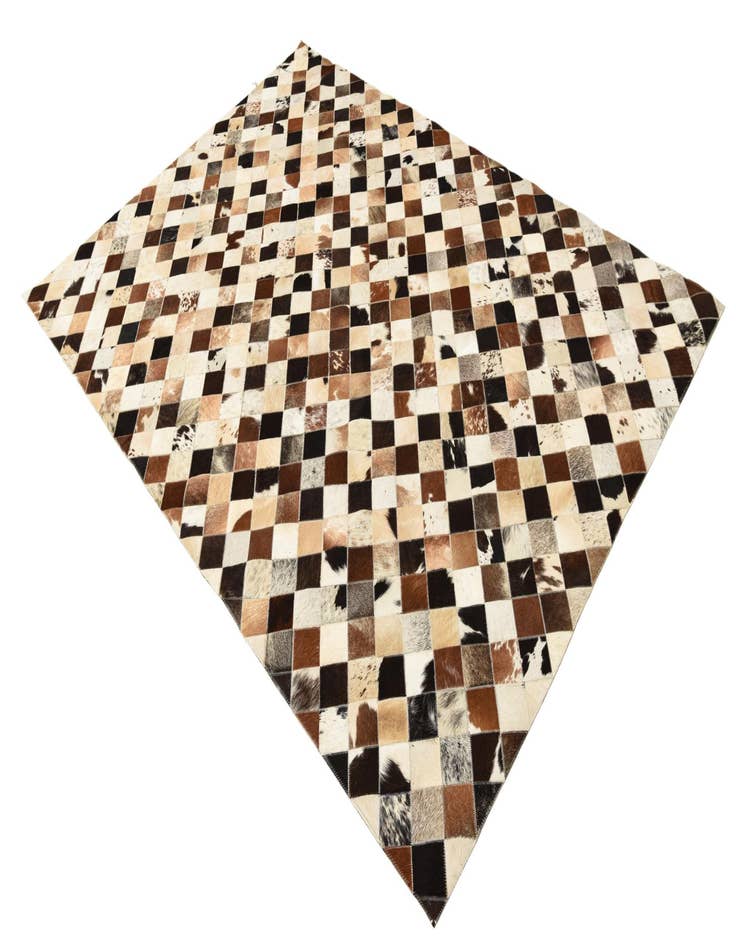 Detail image of  5' 5 x 7' 6 Cowhide Rug