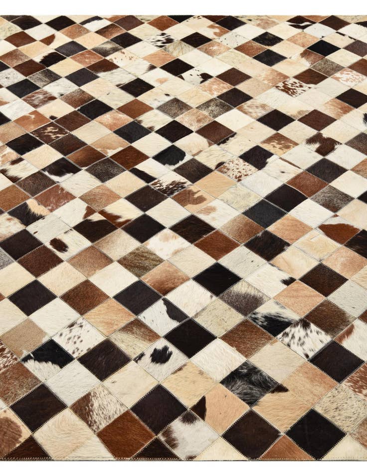 Detail image of  5' 5 x 7' 6 Cowhide Rug