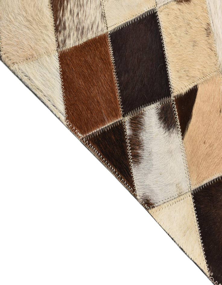 Detail image of  5' 5 x 7' 6 Cowhide Rug