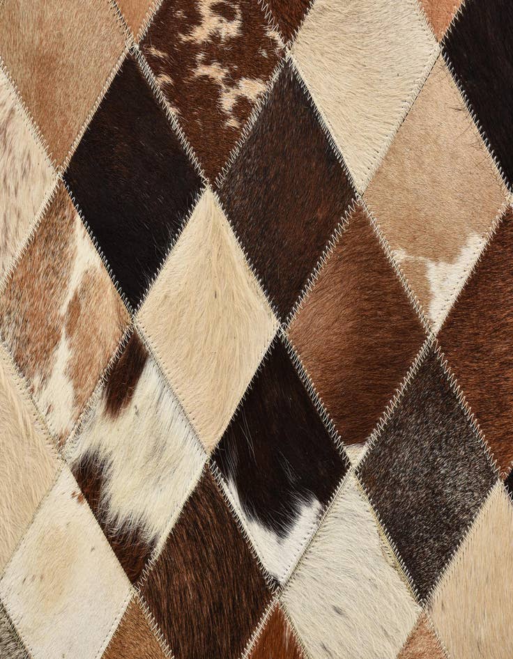 Detail image of  5' 5 x 7' 6 Cowhide Rug