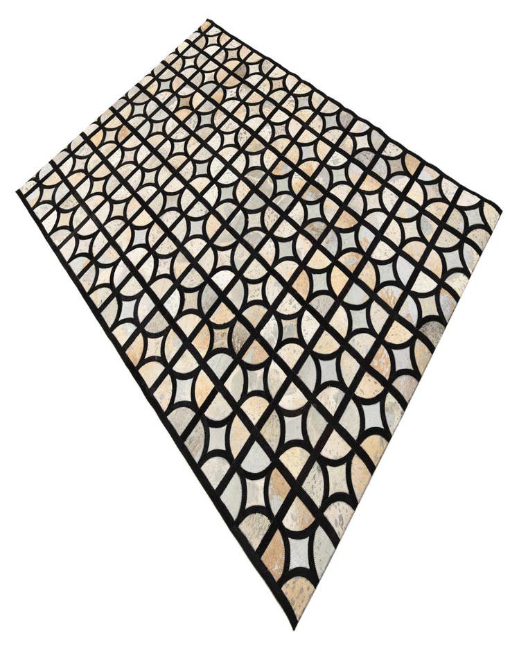Detail image of  5' 3 x 7' 6 Cowhide Rug