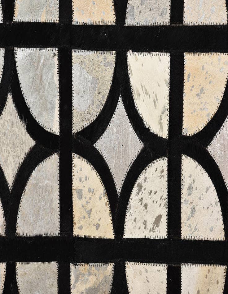 Detail image of  5' 3 x 7' 6 Cowhide Rug