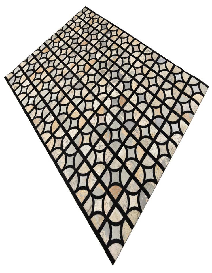 Detail image of  5' 3 x 7' 7 Cowhide Rug