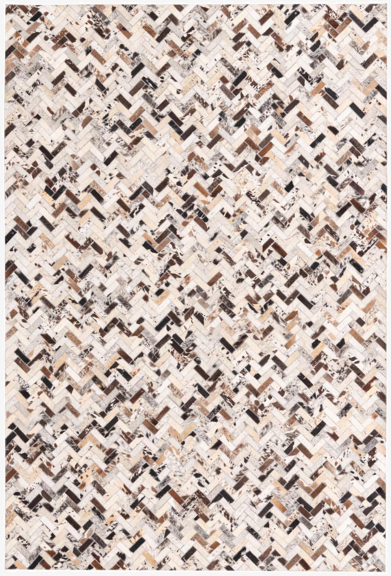  5' 1 x 8' 1 Cowhide Rug