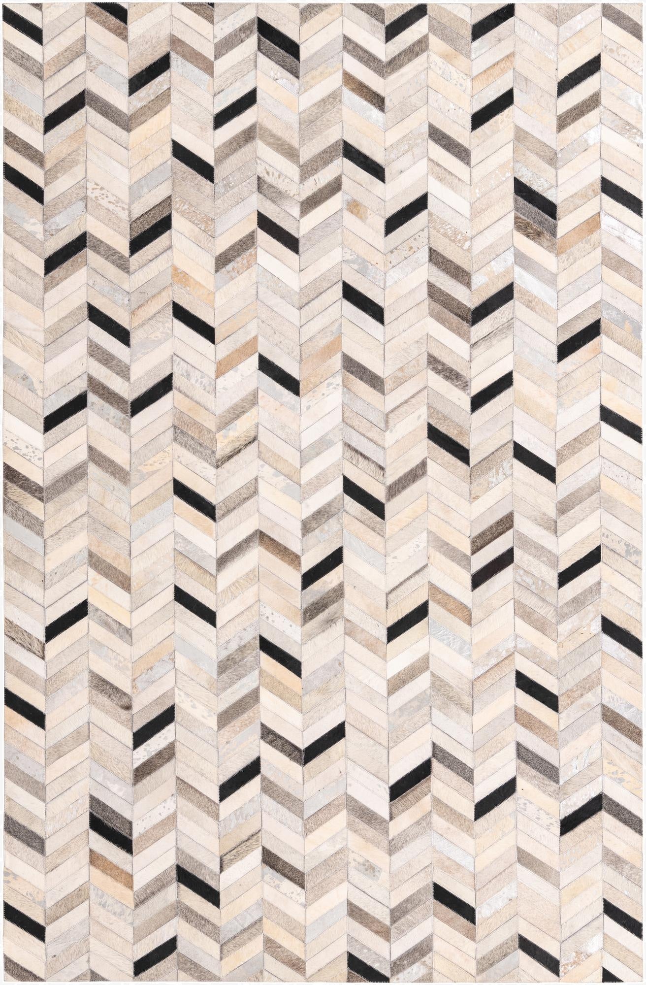  5' 3 x 8' Cowhide Rug