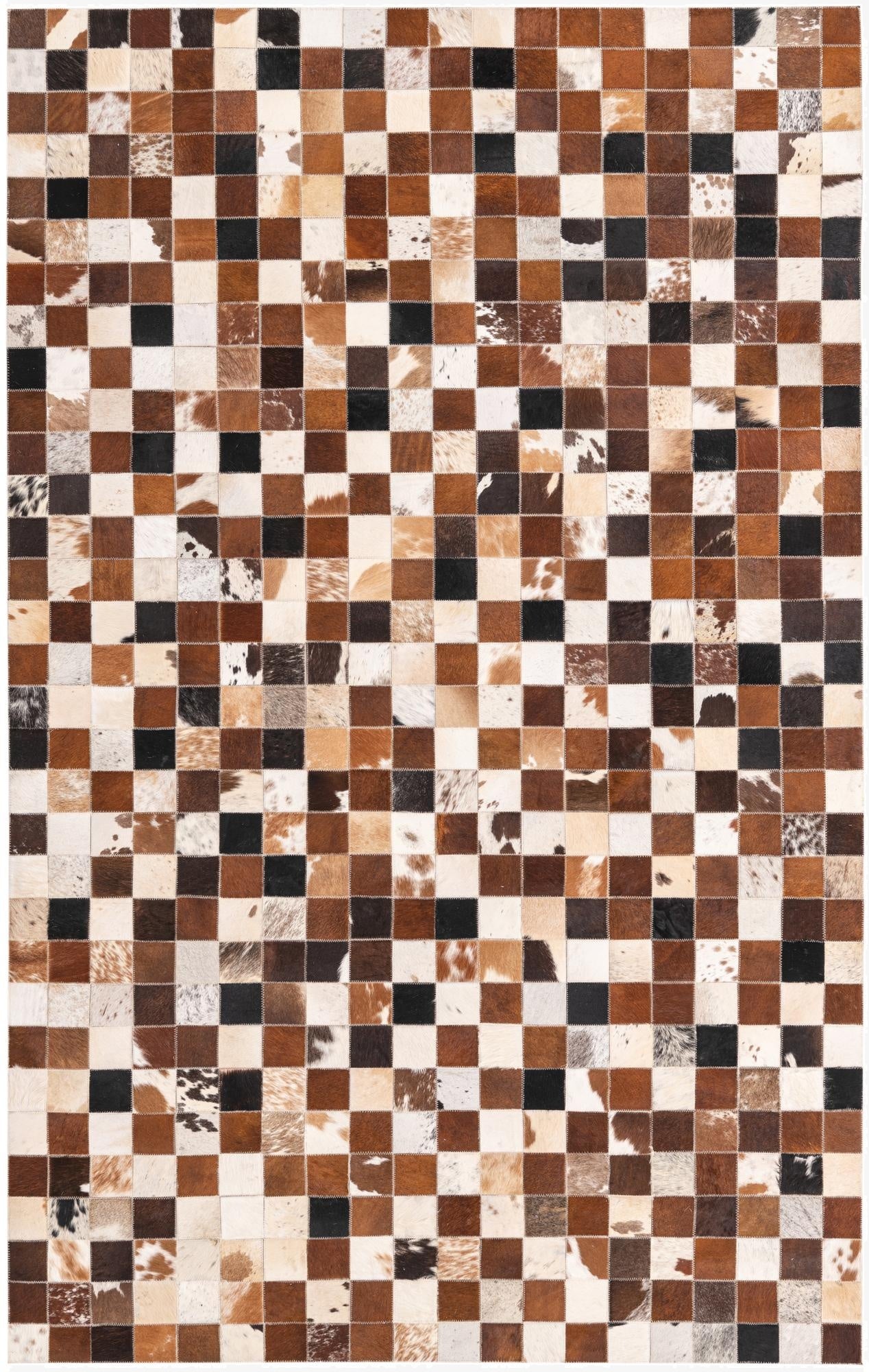  5' 2 x 8' Cowhide Rug