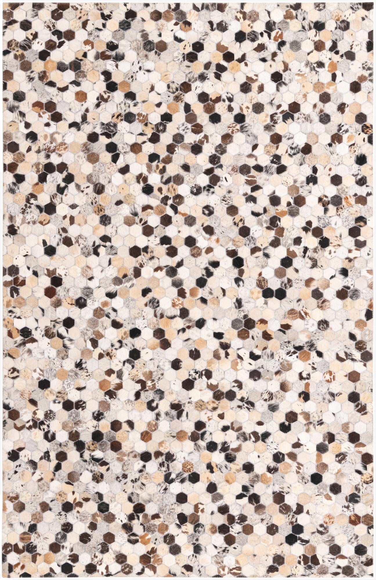  5' 1 x 8' Cowhide Rug