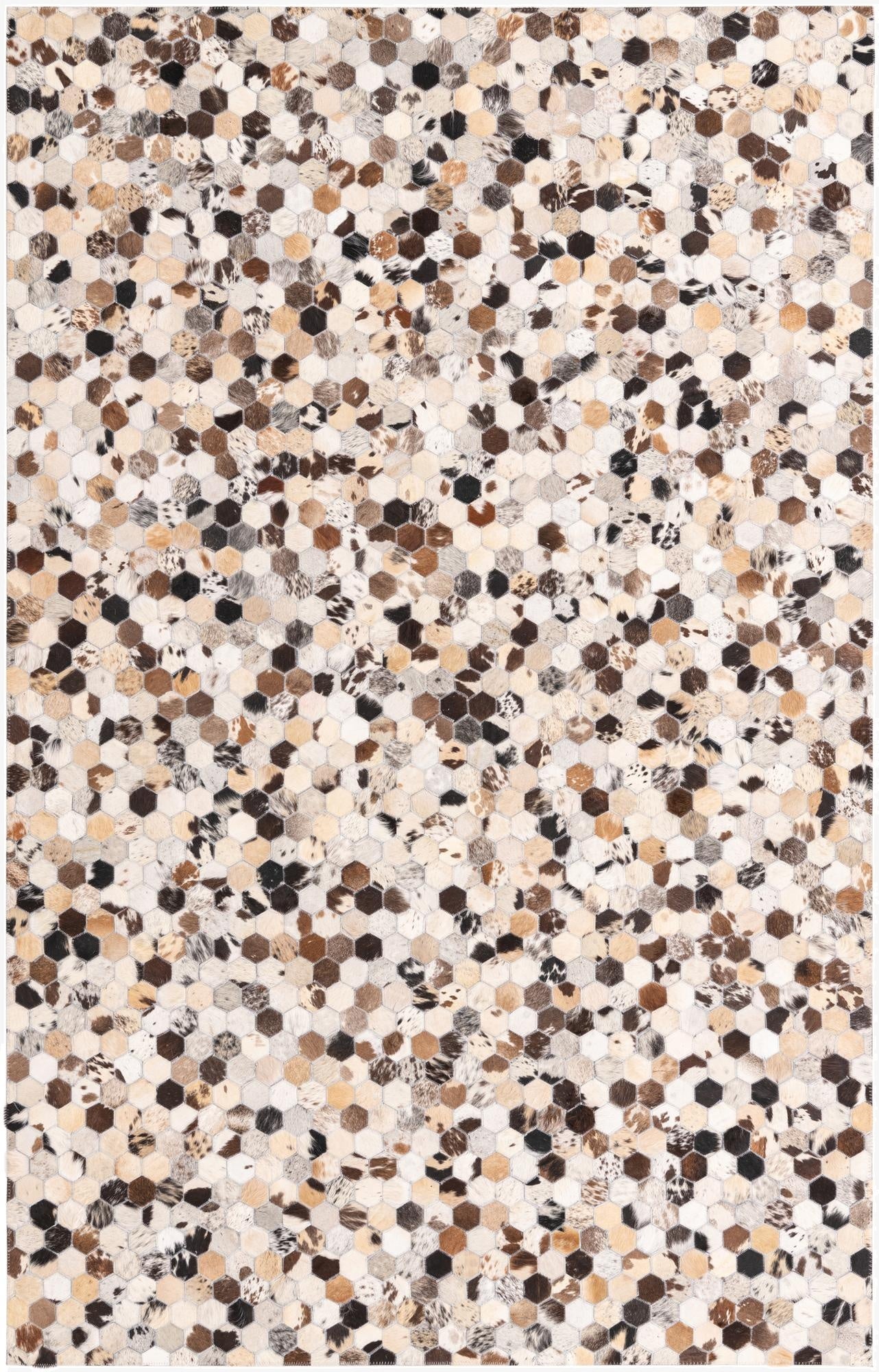  5' 1 x 8' Cowhide Rug