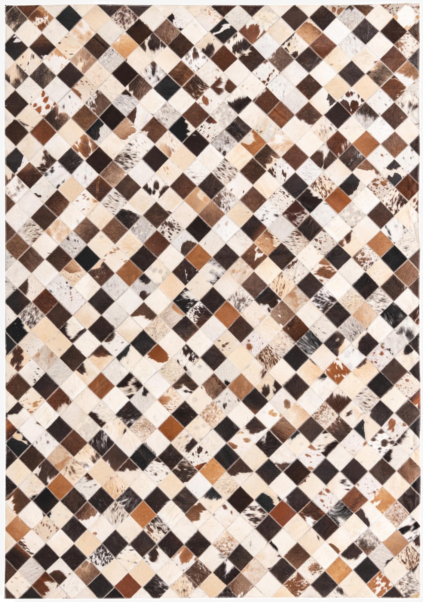  5' 4 x 7' 6 Cowhide Rug
