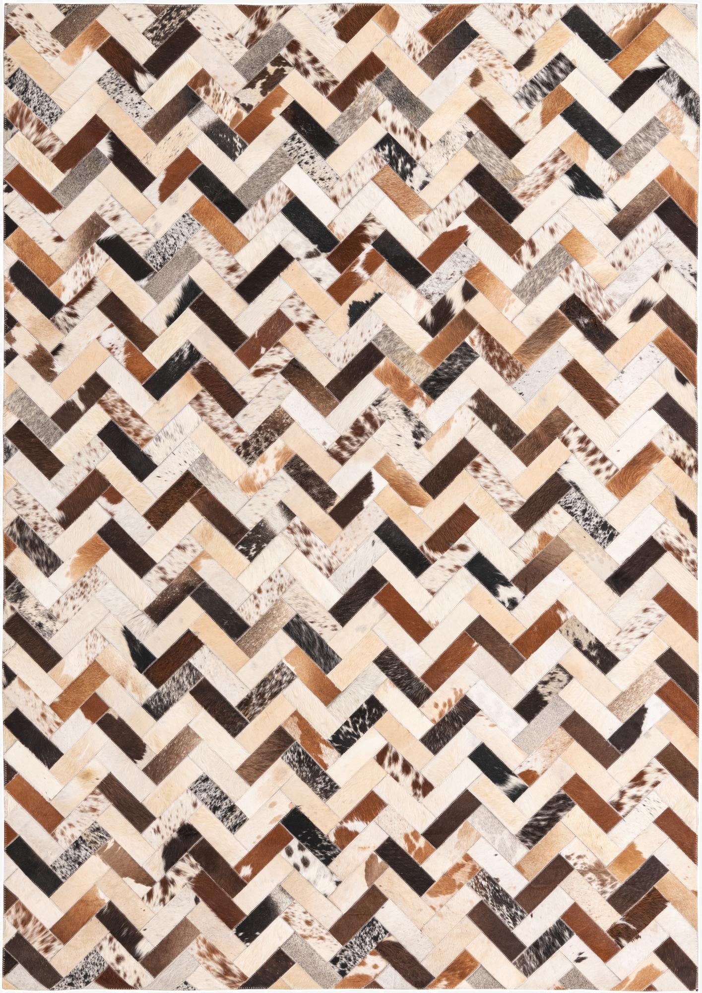  5' 4 x 7' 6 Cowhide Rug