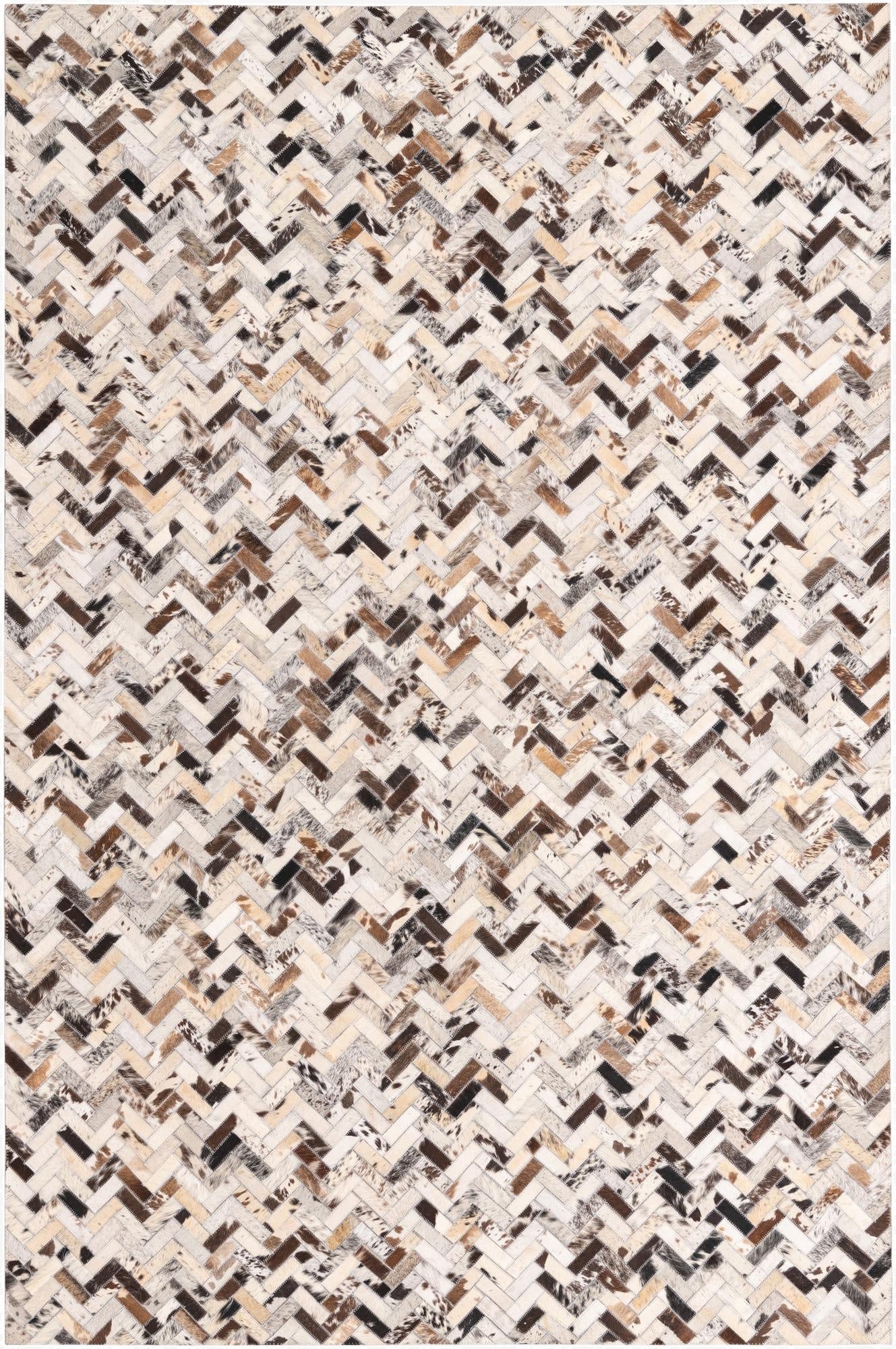  5' 2 x 8' Cowhide Rug