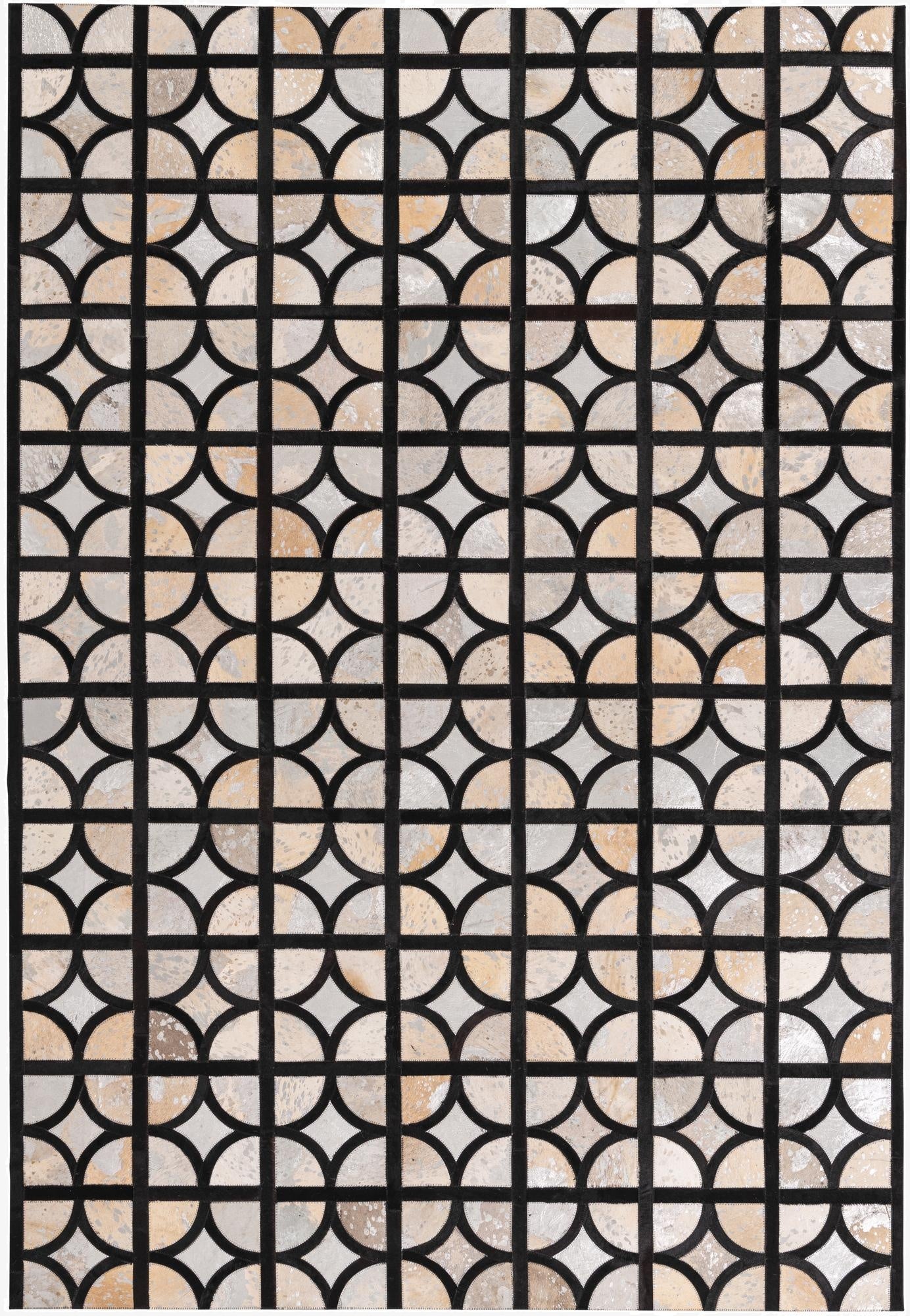  5' 2 x 7' 7 Cowhide Rug