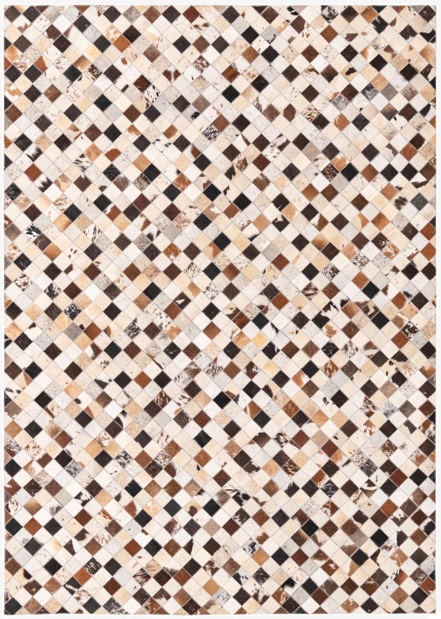  5' 4 x 7' 6 Cowhide Rug