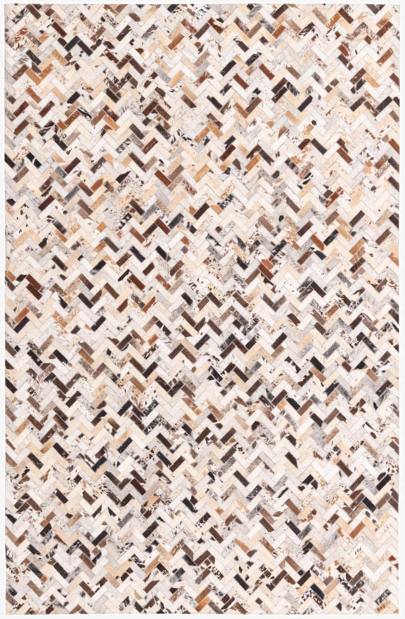  5' 3 x 8' Cowhide Rug