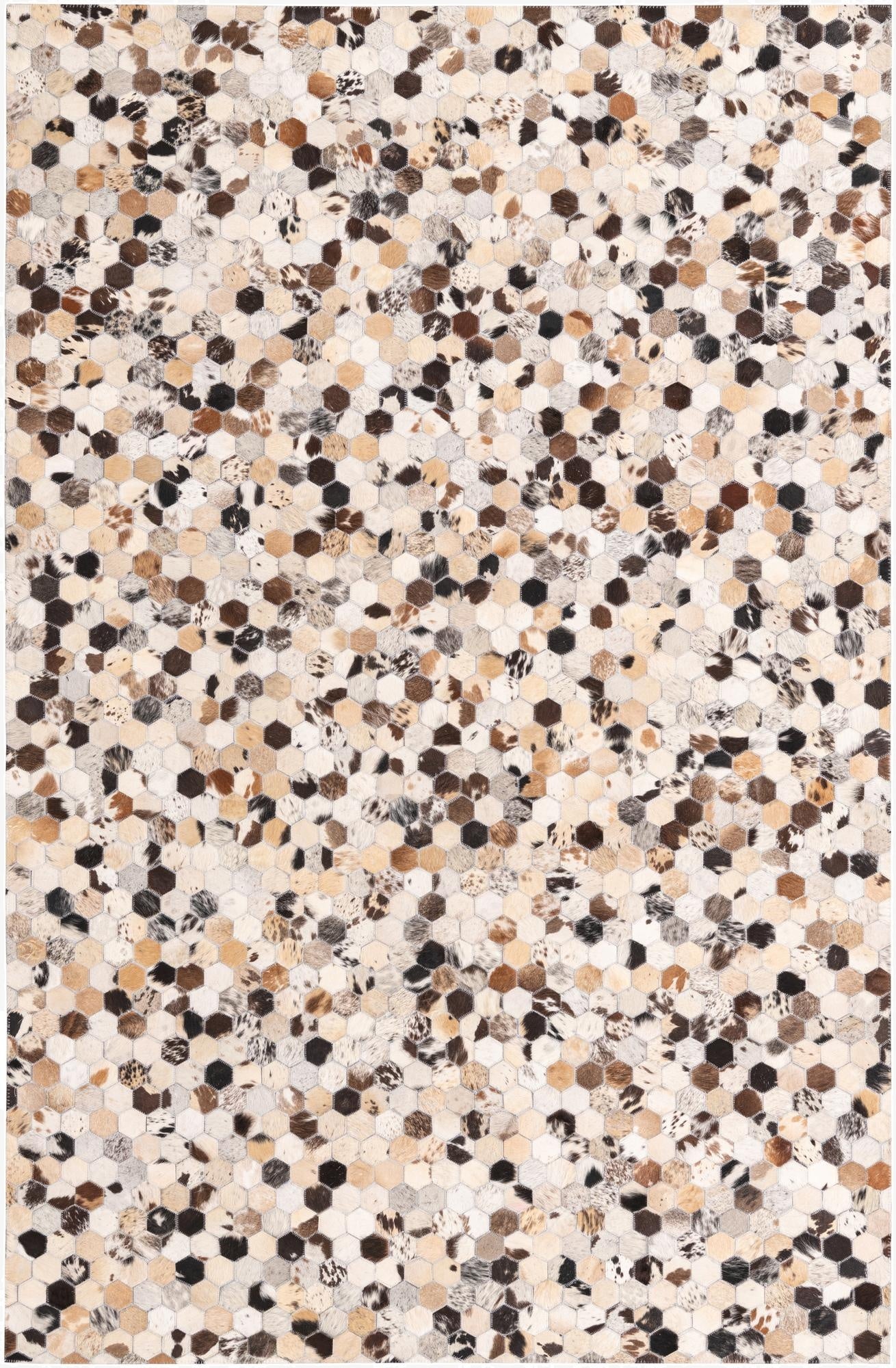  5' 2 x 8' Cowhide Rug