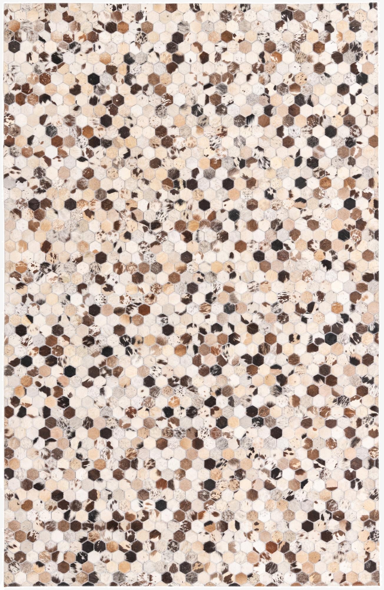  5' 2 x 8' Cowhide Rug