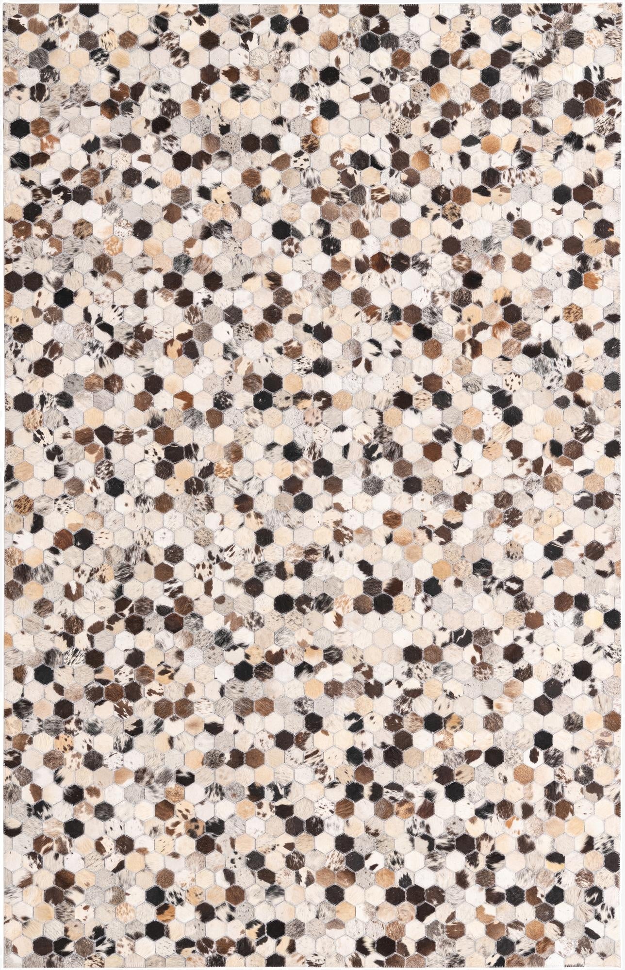  5' 2 x 8' Cowhide Rug