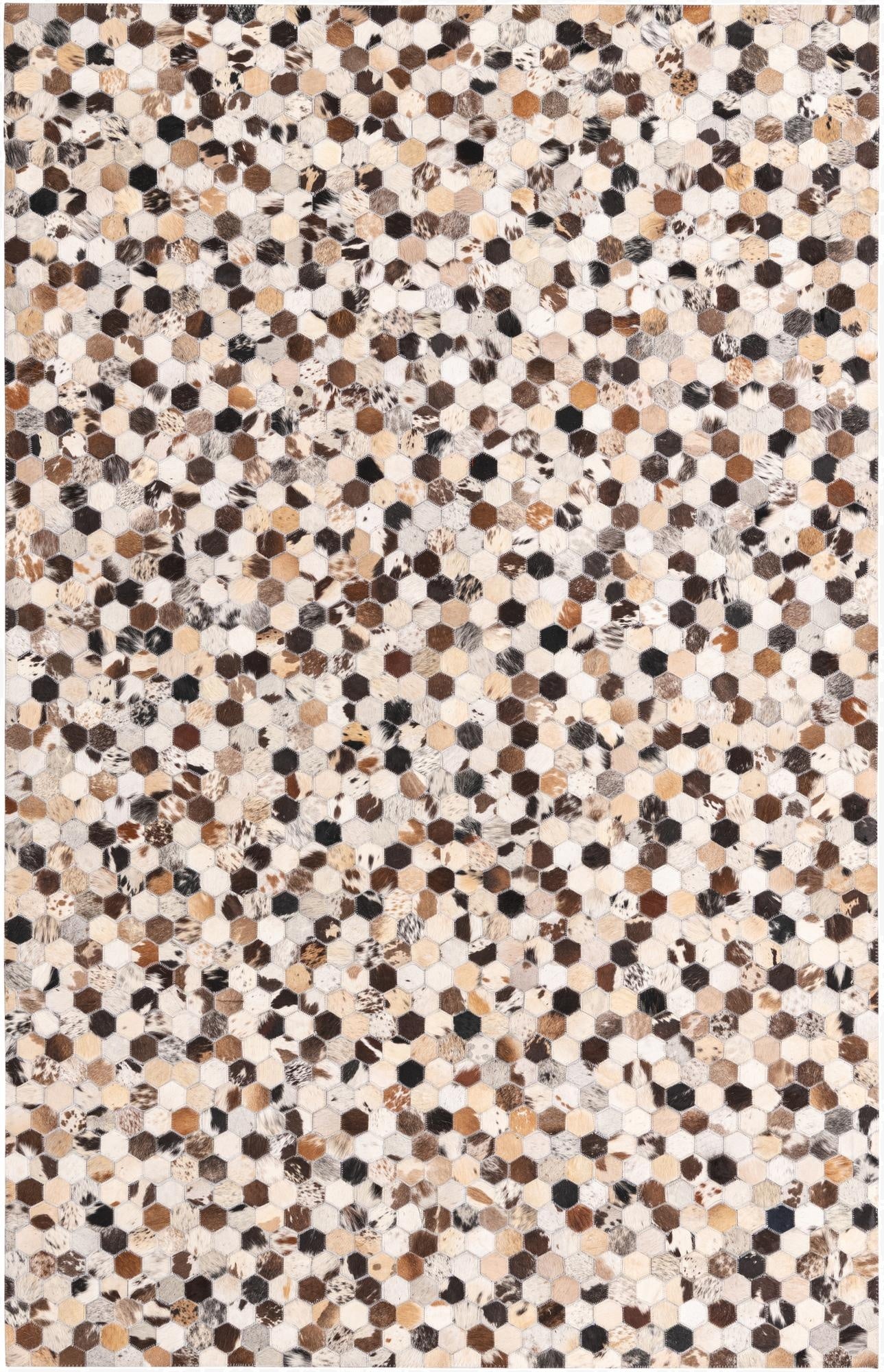  5' 2 x 8' Cowhide Rug