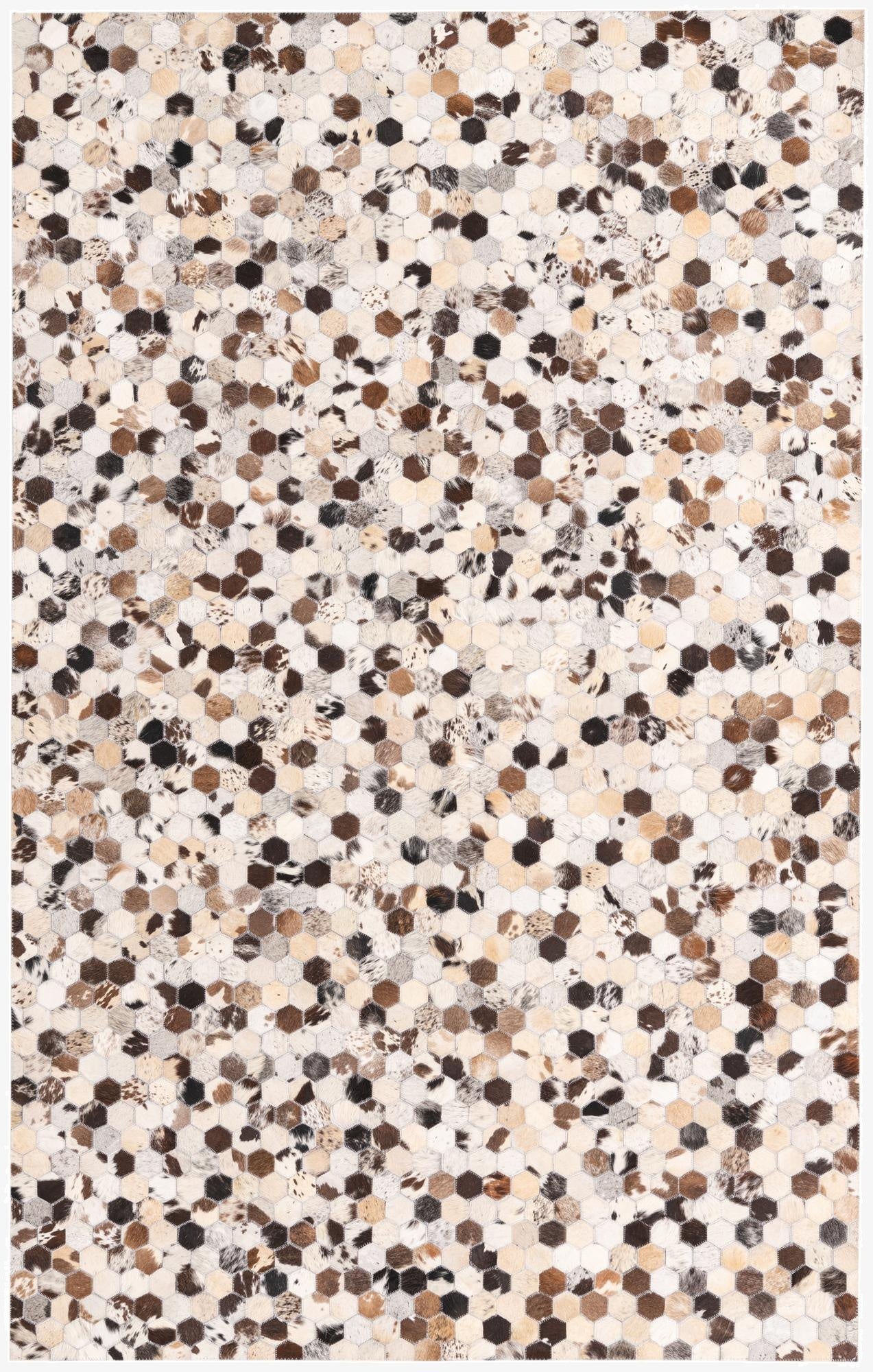  5' 1 x 8' Cowhide Rug