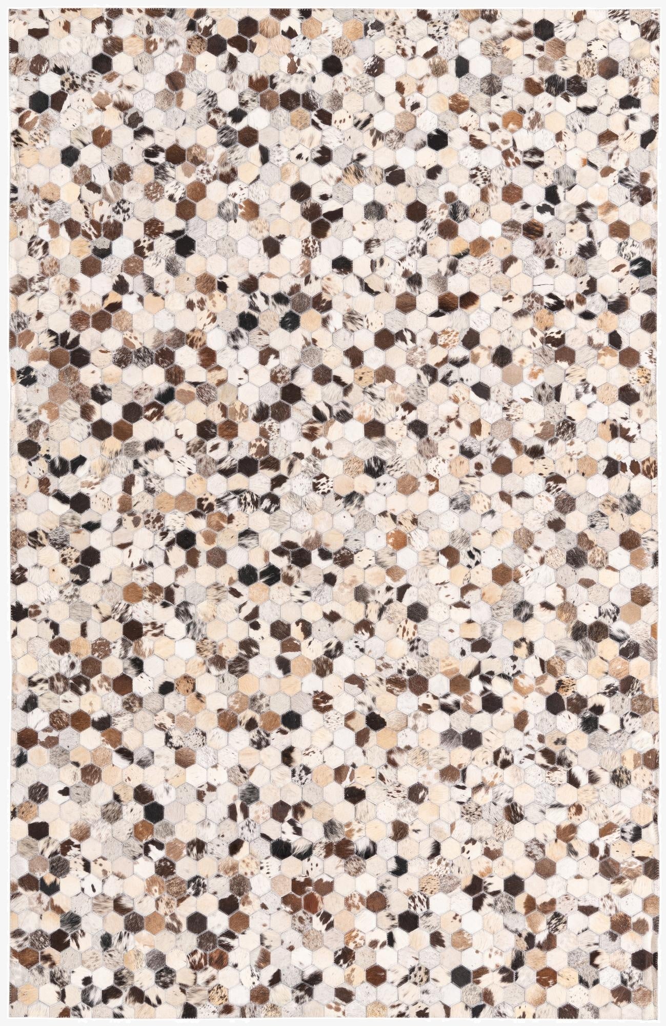  5' 2 x 8' Cowhide Rug