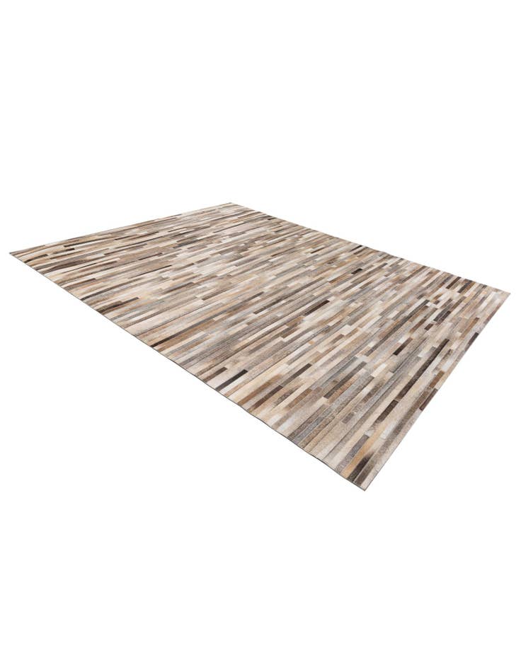 Detail image of  7' 11 x 9' 10 Cowhide Stocks Rug