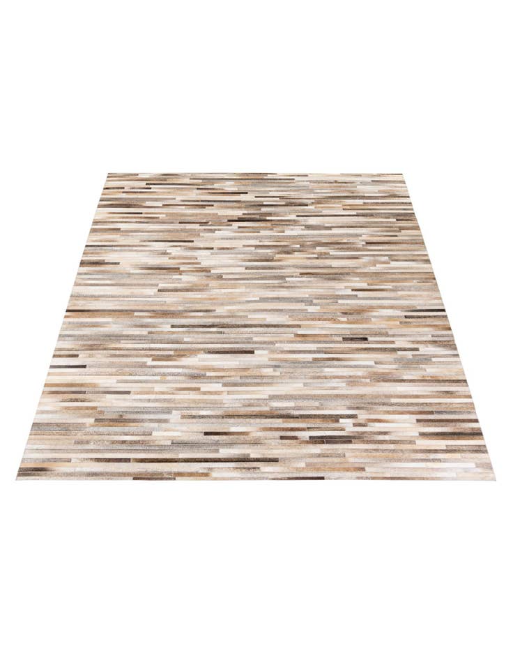 Detail image of  7' 11 x 9' 10 Cowhide Stocks Rug