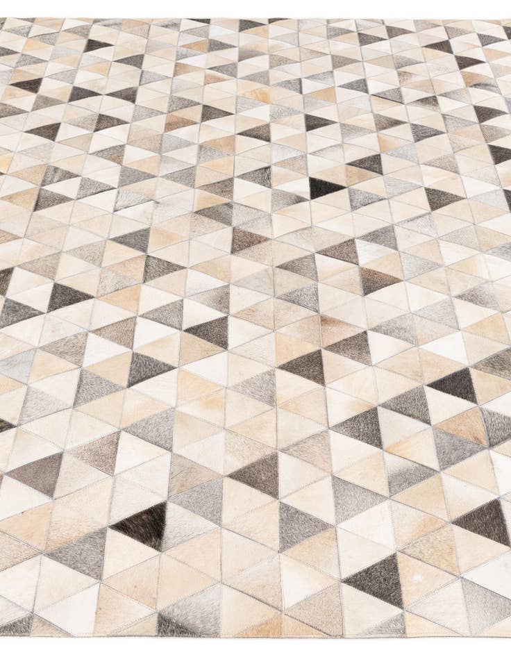 Detail image of  7' 11 x 10' Cowhide Stocks Rug